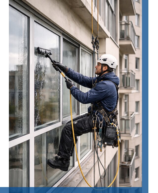 Мойка балконного остекления в Урае от 3647 р. | ВЫСОТНИК-Урй