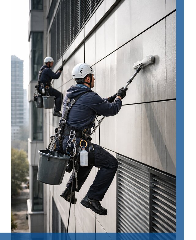 Мойка вентилируемого фасада в Урае от 261 р. | ВЫСОТНИК-Урй