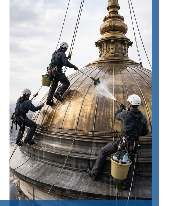 Мойка куполов и шпилей в Урае от 8337 р. - заказать | ВЫСОТНИК-Урй