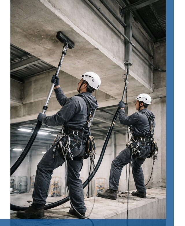 Обеспыливание потолочных конструкций в Урае от 261 р. |ВЫСОТНИК-Урй