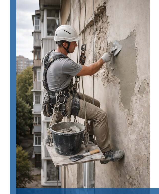 Восстановление фасадной штукатурки в Урае с гарантией качества