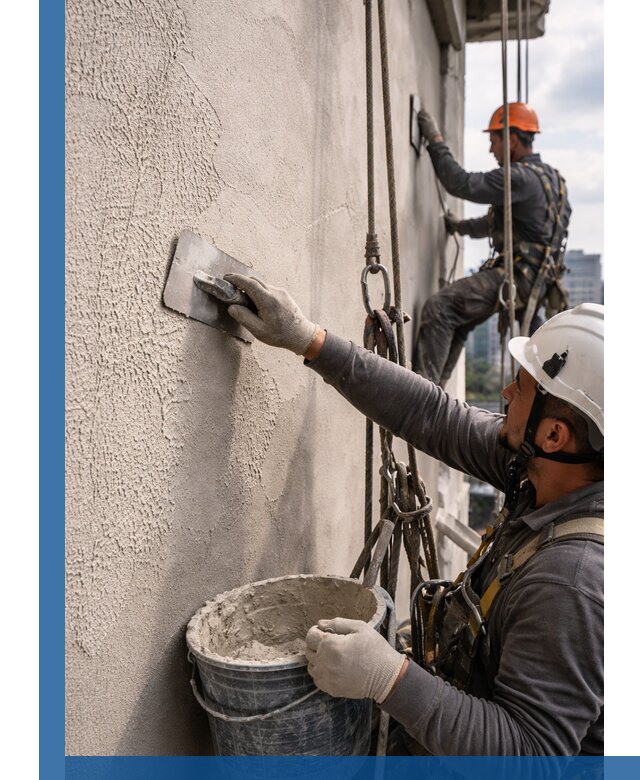 Декоративная штукатурка фасада с утеплением и защитой в Урае