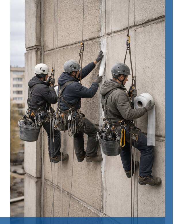 Ремонт межпанельных швов в Урае от 782 р. | ВЫСОТНИК-Урй