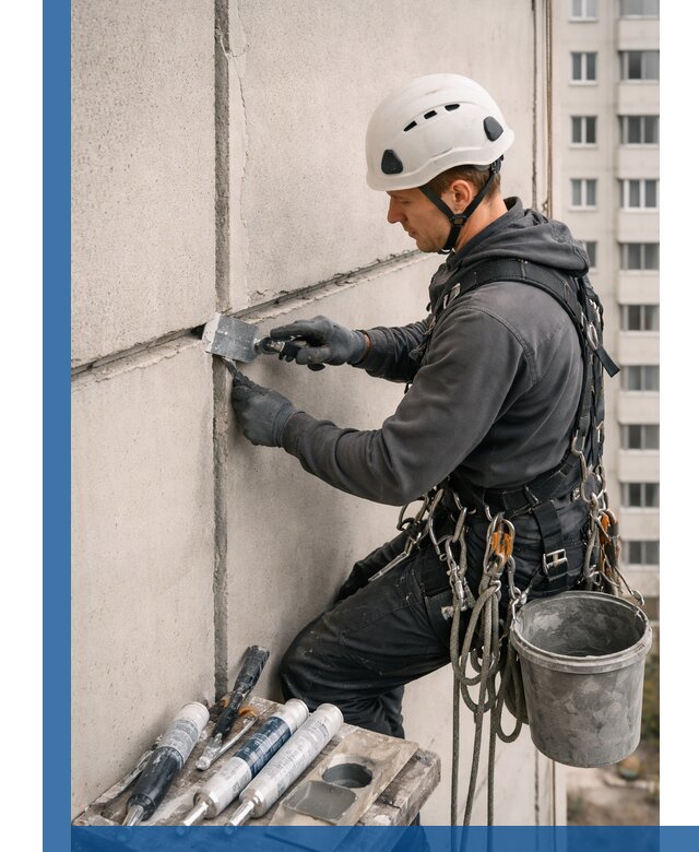 Ремонт межпанельных швов в Урае герметизация и восстановление