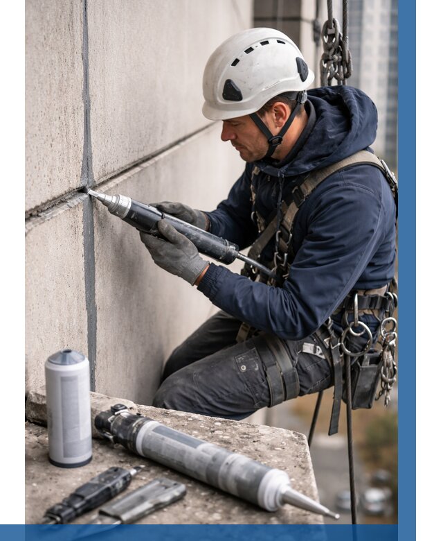 Вторичная герметизация швов в Урае от 469 р. | ВЫСОТНИК-Урй