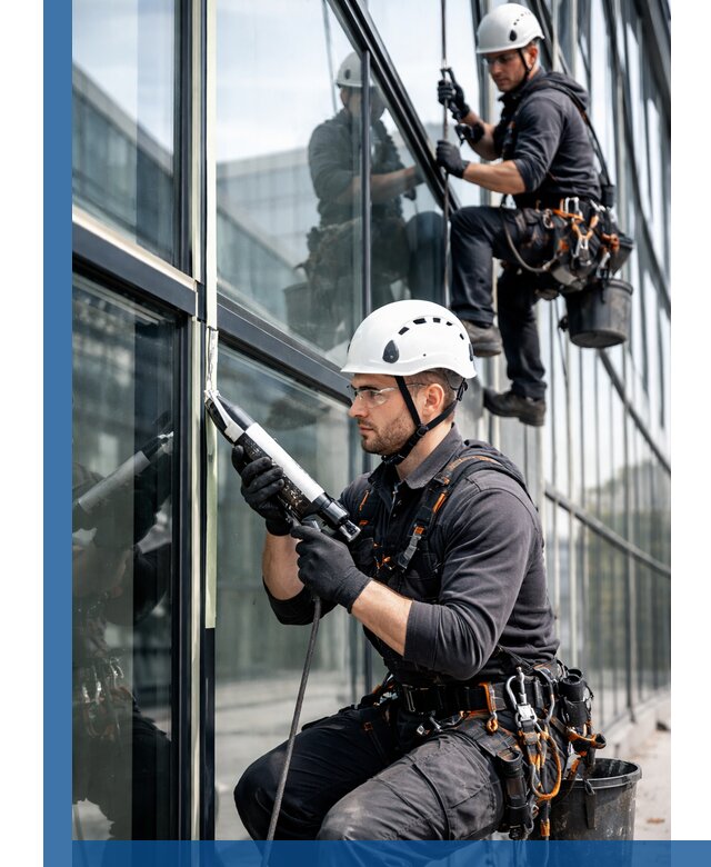 Герметизация витражных швов в Урае для зданий и фасадов