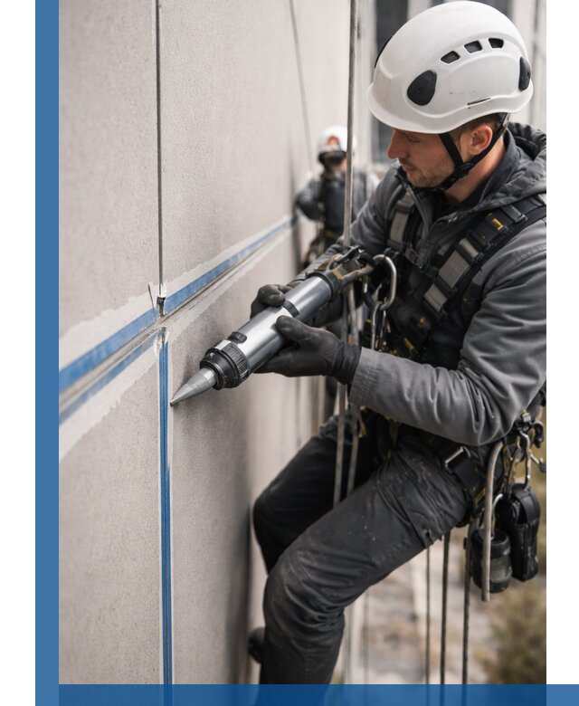 Герметизация стыков фасадных панелей в Урае качественно и быстро