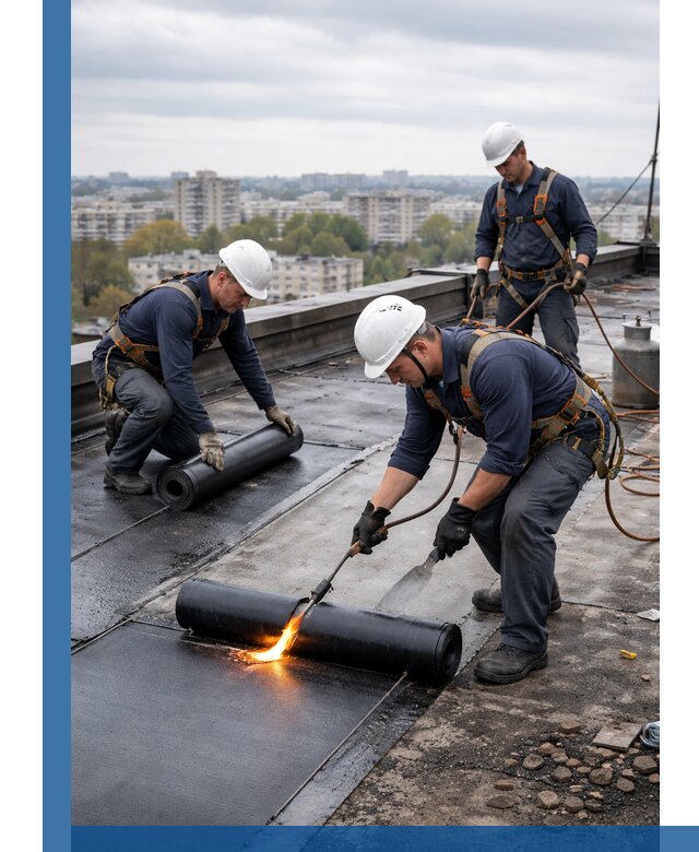 Ремонт наплавляемой кровли в Урае качественно и надежно