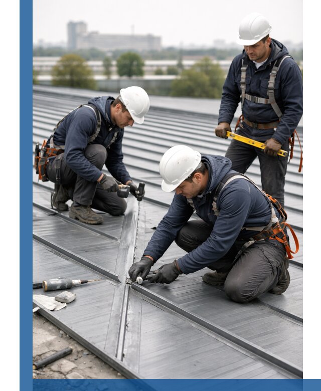 Ремонт фальцевой кровли в Урае срочно и качественно