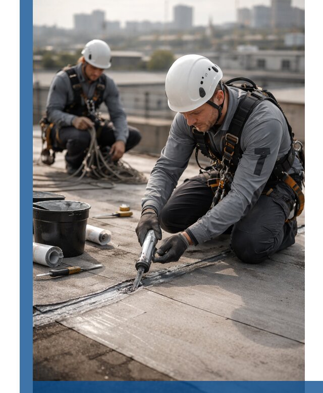 Аварийное и капитальное устранение протечек кровли в Урае