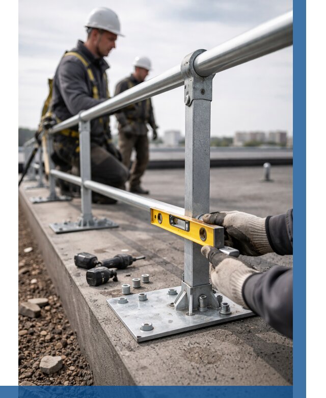 Монтаж кровельного ограждения в Урае от 1251 р. | ВЫСОТНИК-Урй