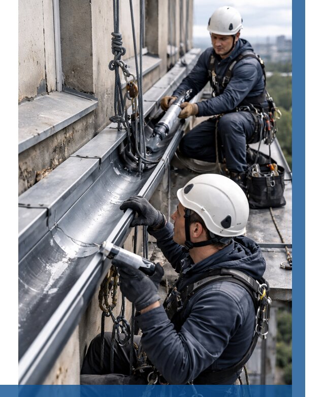 Ремонт водосточных желобов в Урае от 6774 р. | ВЫСОТНИК-Урй