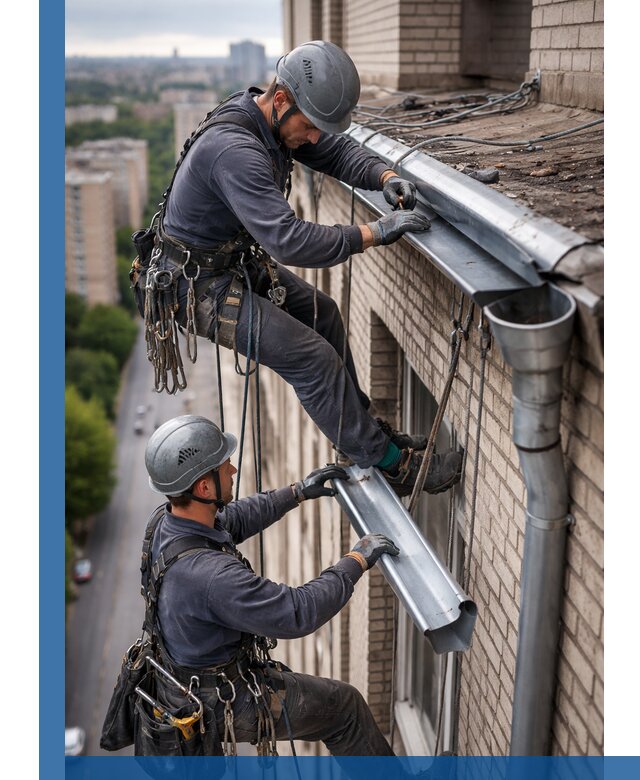 Ремонт водосточных желобов в Урае, быстро и качественно