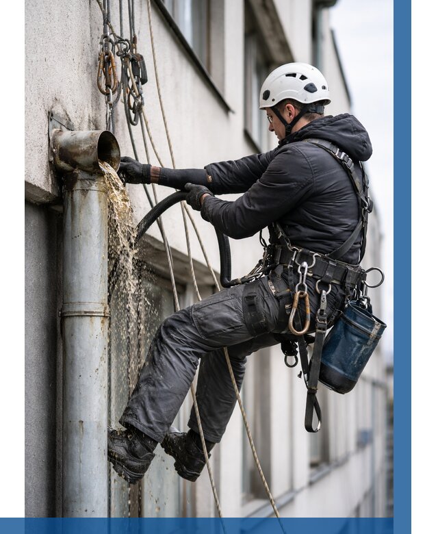 Прочистка водосточных труб в Урае от 3647 р. | ВЫСОТНИК-Урй