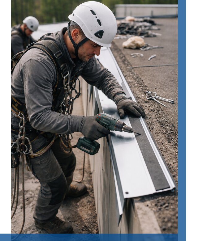 Монтаж капельника на кровле в Урае от 313 р. | ВЫСОТНИК-Урй