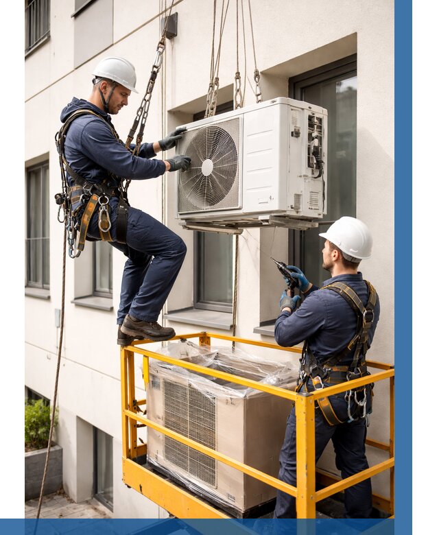 Демонтаж внешнего блока кондиционера в Урае от 3647 р. | ВЫСОТНИК-Урй