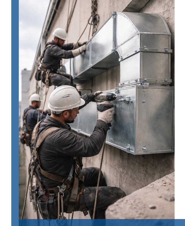 Профессиональный монтаж вентиляционных коробов в Урае под ключ