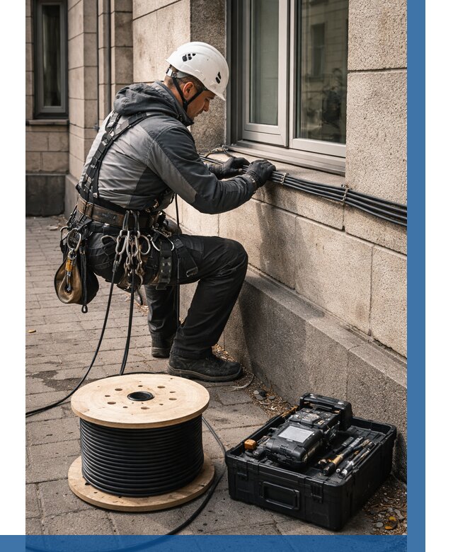 Прокладка оптоволоконного кабеля в Урае от 834 р. | ВЫСОТНИК-Урй