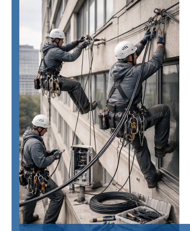 Прокладка оптоволоконного кабеля в Урае под ключ с тестированием