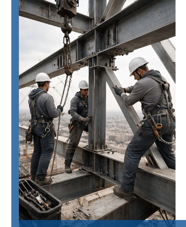 Профессиональный монтаж металлоконструкций на высоте в Урае