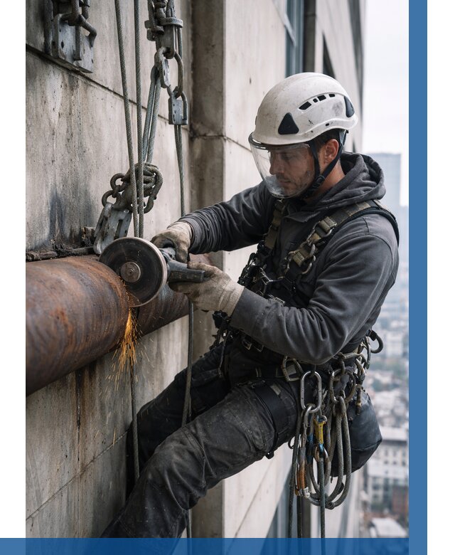 Резка металла на высоте в Урае по цене от 4689 р. | ВЫСОТНИК-Урй