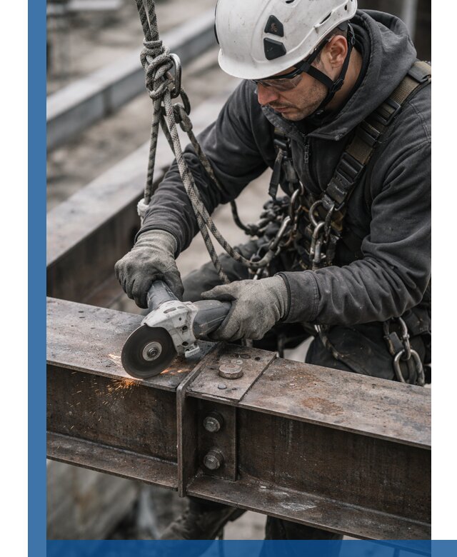 Резка металла на высоте в Урае для зданий и конструкций