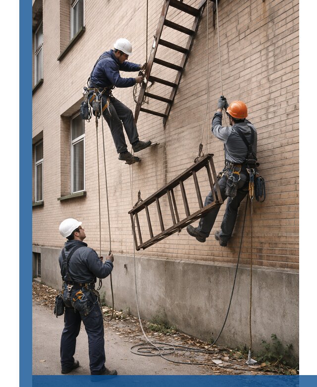 Демонтаж пожарной лестницы в Урае быстро и безопасно