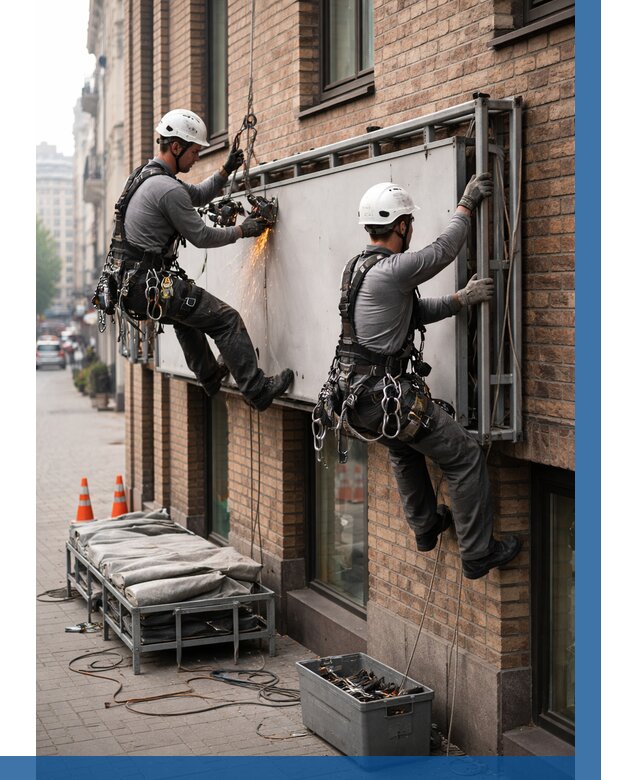 Демонтаж рекламной вывески в Урае от 6774 р. | ВЫСОТНИК-Урй