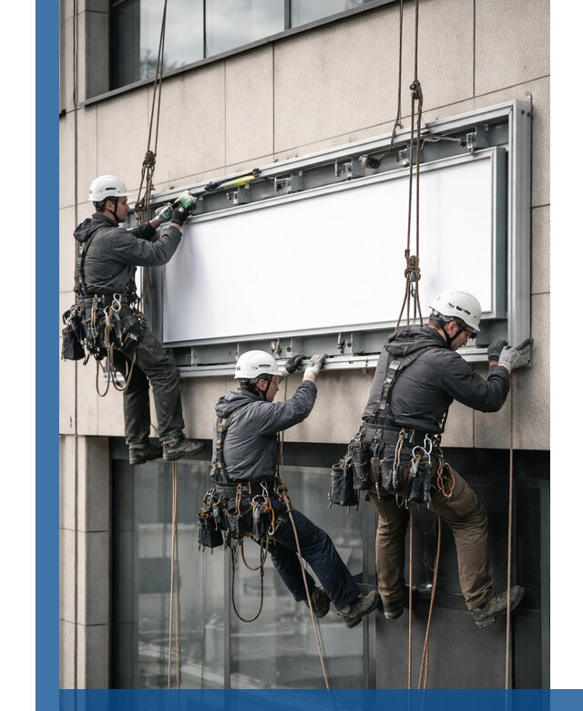 Профессиональный монтаж светового короба под ключ в Урае