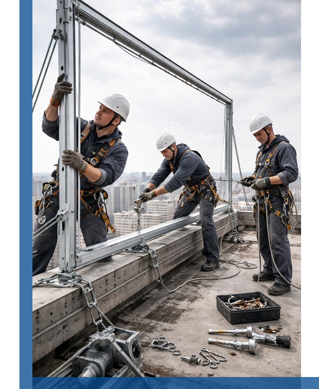 Монтаж крышных рекламных конструкций под ключ в Урае