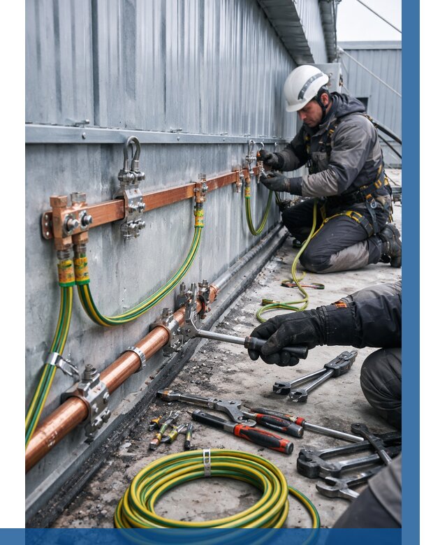 Монтаж заземления здания в Урае от 26053 р. | ВЫСОТНИК-Урй