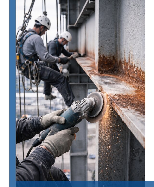 Зачистка металла от ржавчины и подготовка поверхностей в Урае