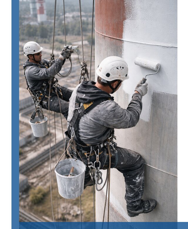 Покраска дымовых труб в Урае: антикоррозийная защита и восстановление