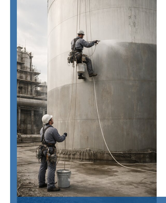 Покраска стальных резервуаров и емкостей в Урае профессионально