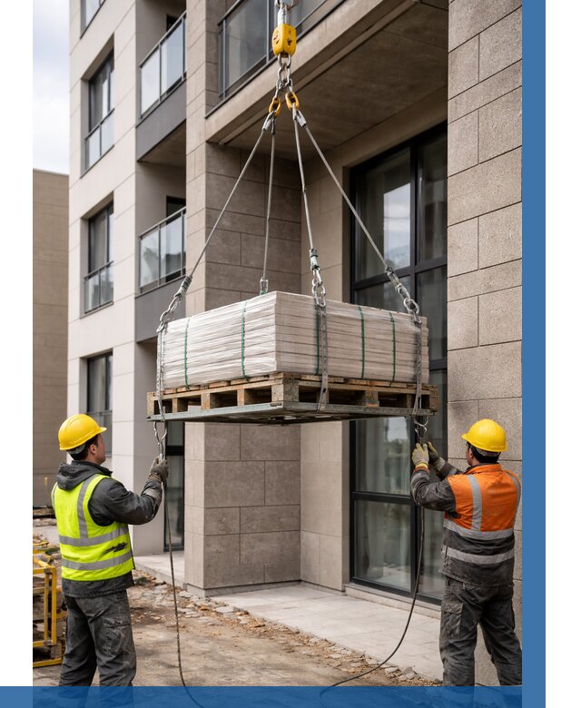 Подъем керамогранита на этаж в Урае от 3647 р. | ВЫСОТНИК-Урй