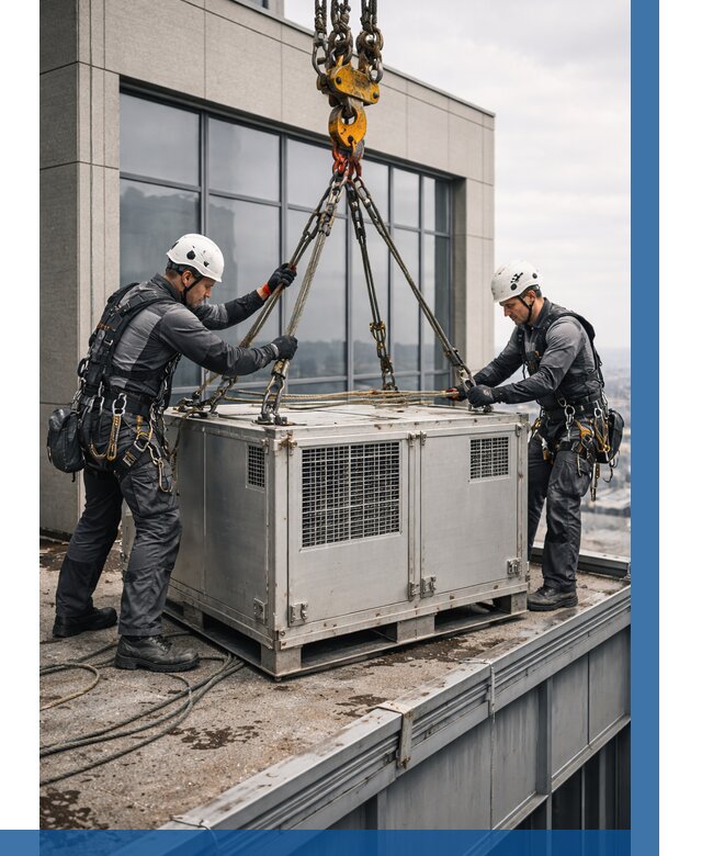 Такелажные работы на высоте в Урае от 8337 р. | ВЫСОТНИК-Урй