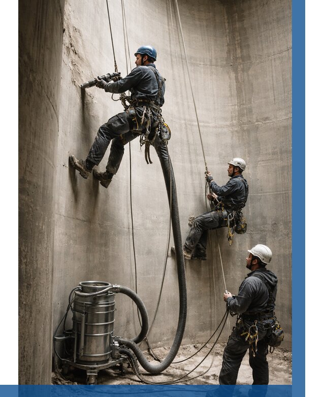 Зачистка силосов в Урае от 4689 р. Договор и смета ВЫСОТНИК-Урй