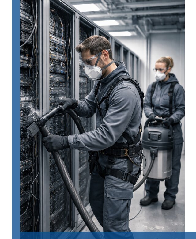 Обеспыливание серверной комнаты в Урае, профессиональная очистка