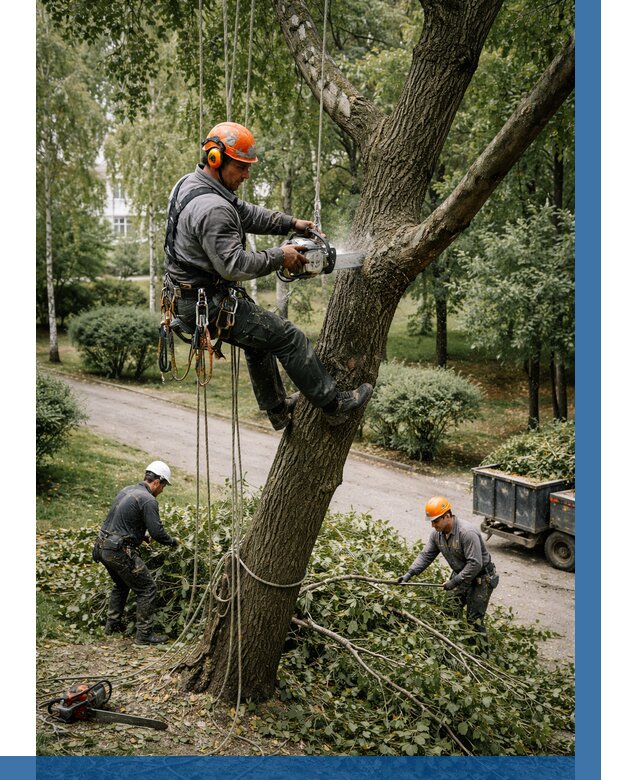 Кронирование деревьев в Урае от 6774 р. | ВЫСОТНИК-Урй