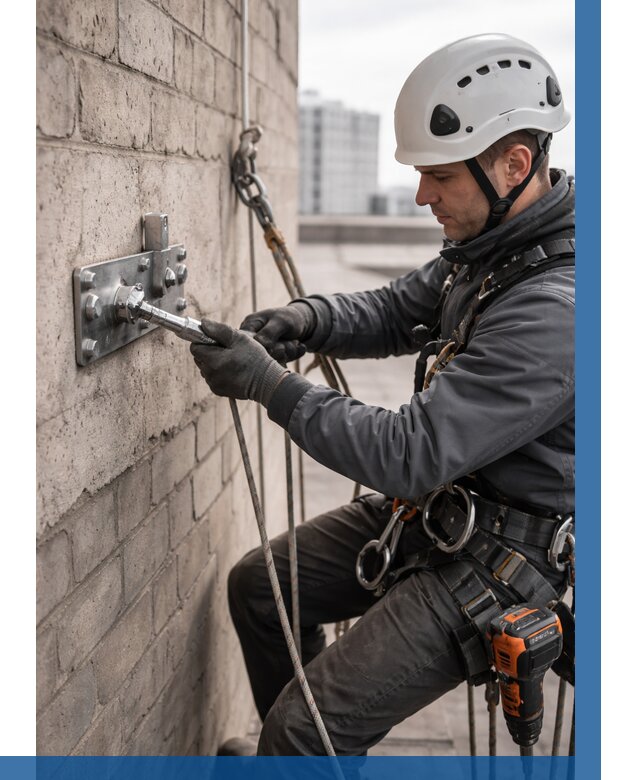 Установка анкерных точек в Урае от 3647 р. | ВЫСОТНИК-Урй