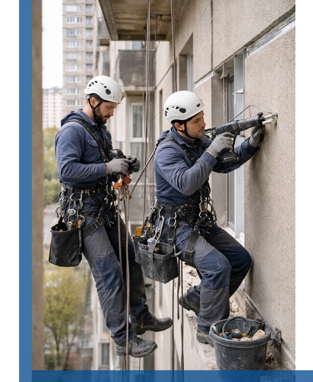 Промышленные альпинисты высотные работы и монтаж в Урае